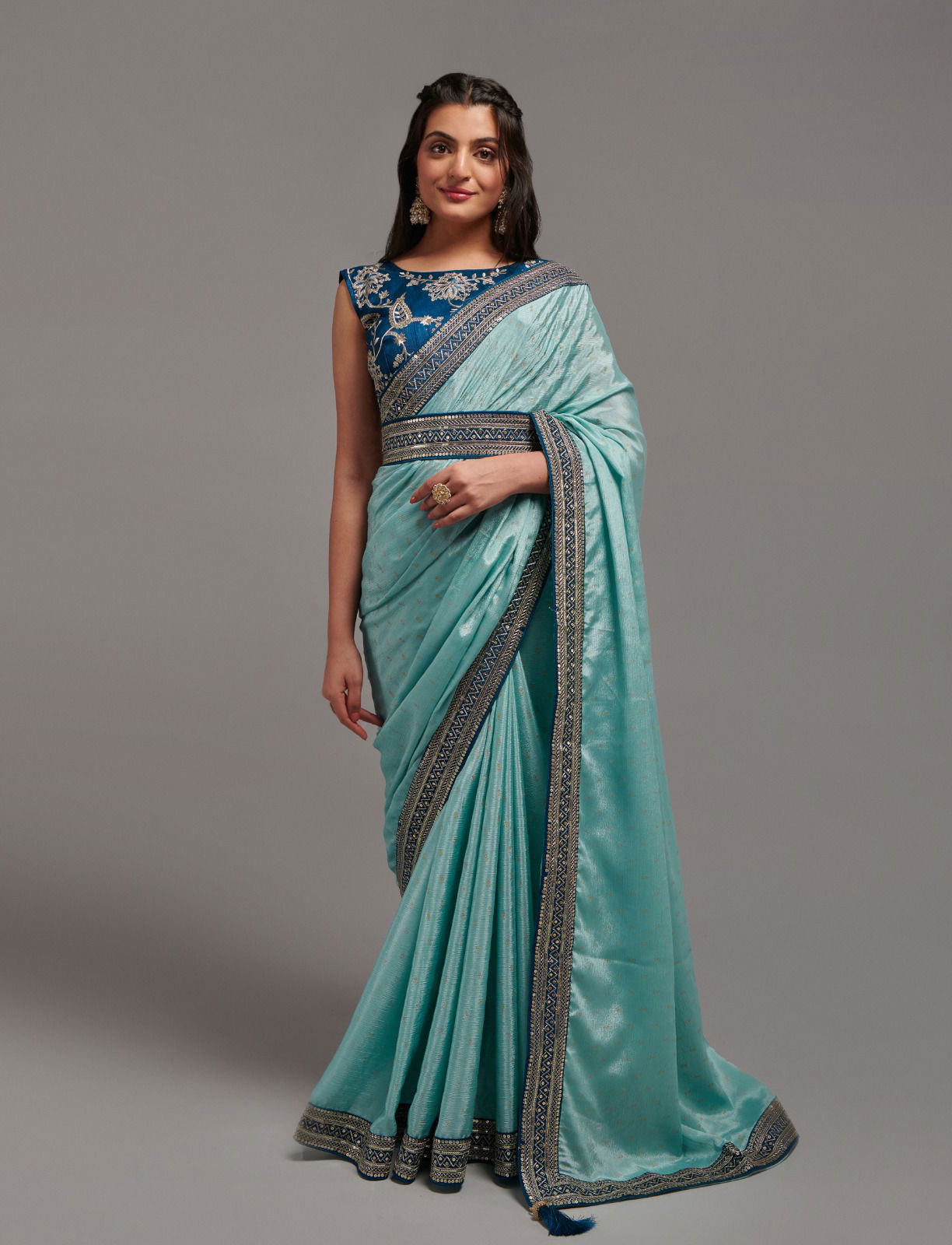 Aasma By Tc Chinon Foil Print Party Wear Sarees Catalog